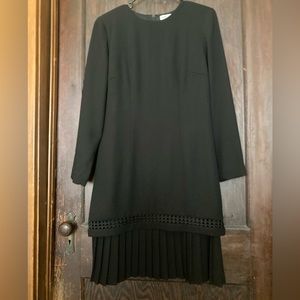 NWOT Maggy London Two-Tiered Black Dress, size 4